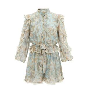 New With Tags ❤️Zimmermann Silk Mini Romper❤️